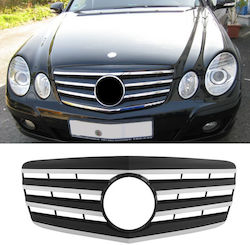 Carner Μάσκα για Mercedes-Benz E-Class W211 2006-2009 AMG Look Μαύρο/Χρώμιο