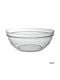 Duralex Lys Glass Salad Bowl Transparent 20.5x20.5x8.1cm 6pcs