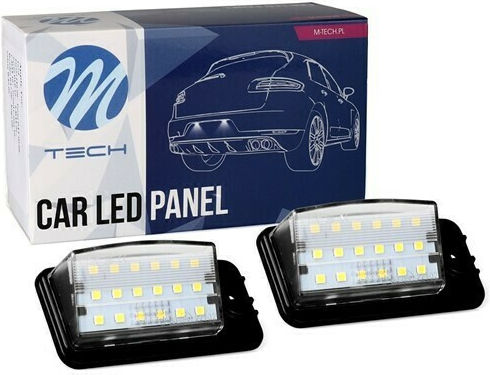 M-Tech Φώτα Πινακίδας Led 12V για Nissan Altima / Maxima / Murano / Pathfinder / X-Trail 2τμχ