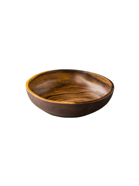 Stylepoint Salatschüssel Melamin Braun 33x33x9cm 1Stück