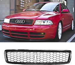 Carner Μάσκα για Audi A4 B5 1994-2001 RS4 Look Κυψελωτή Μαύρη