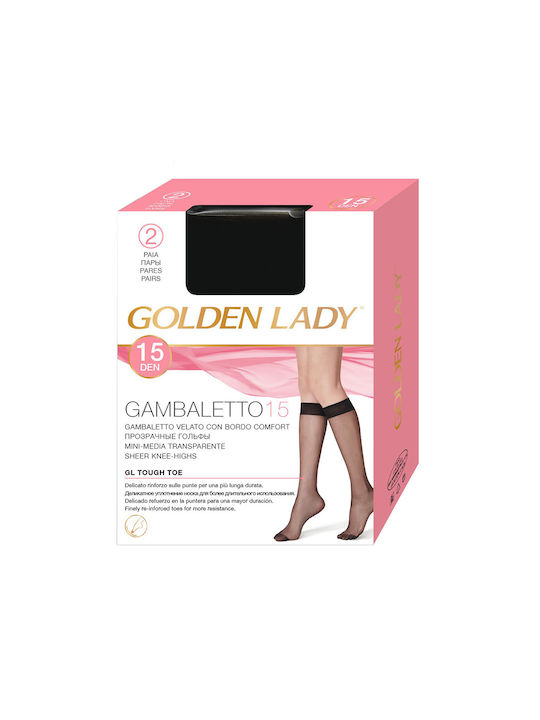 Golden Lady Gambaletto 15D 1COK - Grau