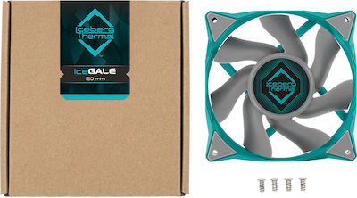 Iceberg Thermal IceGALE Case Fan 120mm με Σύνδεση 4-Pin PWM Teal