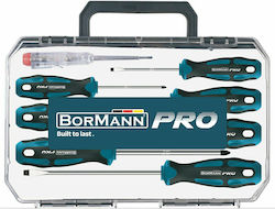 Bormann Pro Σετ 8 Κατσαβίδια με 8 Εναλλασσόμενες Μύτες BHT1664