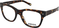 Fossil Women's Acetate Prescription Eyeglass Frames Brown FOS 6075 0TLF Fossil Women's Acetate Prescription Eyeglass Frames Brown FOS 6075 0TLF