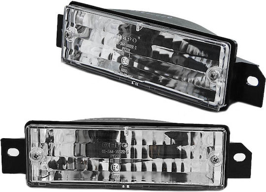 Depo Blitzlicht LED für BMW Serie 3 / E30 Chrom 1982-1994 2Stück