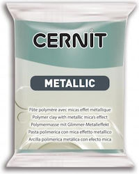 Cernit Metallic Полимерна Глина Син 56гр CE087054