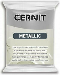 Cernit Metallic Polymer Clay Silver 56gr CE087080