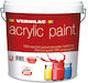 Vernilac Acrylic Paint Plastic Acrilyc Paint for Exterior Use White 750ml