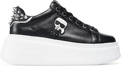 Karl Lagerfeld KL63529 Γυναικεία Flatforms Sneakers Μαύρα