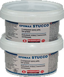 Isomat Epomax-stucco Στόκος Γενικής Χρήσης 2 Συστατικών / Εποξειδικός Γκρι 1kg