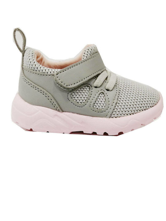 Minoti children's sports shoe grey /pink