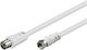 Goobay Καλώδιο Δορυφορικής F-Connector male - Coax female 1.5m (11829)