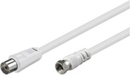 Goobay Καλώδιο Δορυφορικής F-Connector male - Coax female 1.5m (11829)