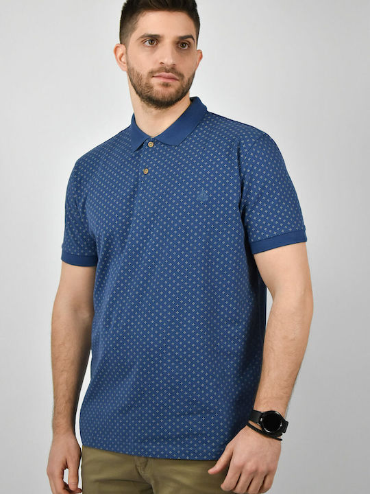 Polo Short Sleeve Blue Blouse