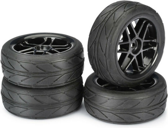 Absima Wheel Set Onroad "6 Spoke / Profile" Ανταλλακτική Ρόδα για Τηλεκατευθυνόμενο 4τμχ