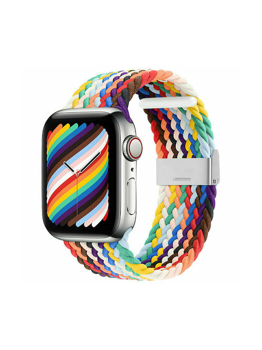 Hurtel Fabric Λουράκι Υφασμάτινο Braided Multicolour (2) (Apple Watch 42/44/45mm)