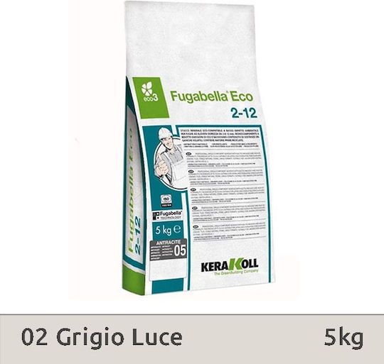 Kerakoll Fugabella Eco 2-12mm Αρμόστοκος 02 Grigio Luce 5kg