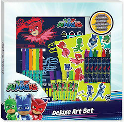 Διακάκης PJ Masks Colouring Set in Case 33x33cm 23pcs Colouring Set