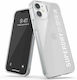 Superdry Snap Back Cover Σιλικόνης Διάφανο/Λευκό (iPhone 12 mini)