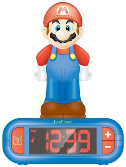 Lexibook Επιτραπέζιο Ρολόι Super Mario Bros Μπλε