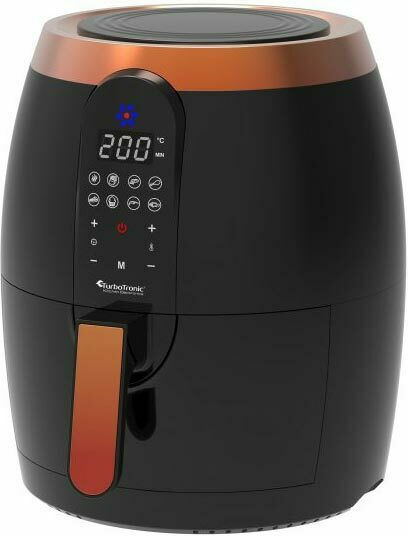 Turbotronic Air Fryer Black 3.5lt Μαύρο TT-AF10D