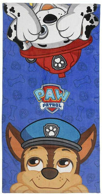 The Paw Patrol Prosoape de plajă pentru copii Albastru Patrula cățelușilor 140x70cm