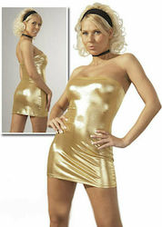 Cottelli Collection Dress Sexy Φόρεμα Gold