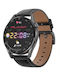 NO.1 DT3 Pro Smartwatch με Παλμογράφο (Μαύρο)