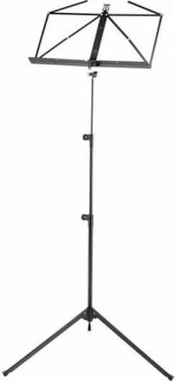 Konig & Meyer 100/1 Αναλόγιο Μουσικής Ύψους 62.5-124cm σε Μαύρο Χρώμα