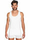 Men's Sleeveless Undershirt White