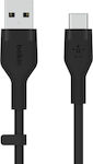 Belkin BoostCharge Flex USB 2.0 Cable USB-C male - USB-A male Μαύρο 3m (CAB008bt3MBK)