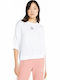 Classics Women's Oversized Crop T-shirt White