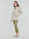 Only Women's Short Parka Jacket for Winter with Hood Silver Lining