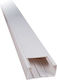 Elmark Cable Channel with Sticker made of Plastic White 2m