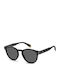 Polaroid Men's Sunglasses With Black Horn-Rimmed Frame And Grey Polarized Lens PLD6175/S 807/M9