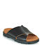 Brutus Leder Herrensandalen in Schwarz Farbe