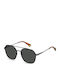 Polaroid Unisex Sunglasses with Black Metallic Frame and Grey Polarized Lens PLD6172/S 807/M9