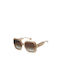 Polaroid Sonnenbrillen mit Beige Rahmen und Braun Verlaufsfarbe Polarisiert Linse PLD6168/S 10A/LA
