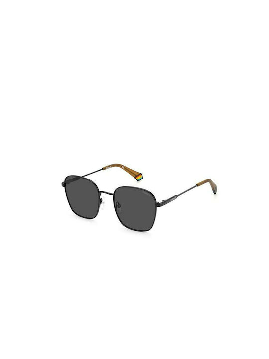 Polaroid Sonnenbrillen mit Schwarz Rahmen und Schwarz Polarisiert Linse PLD6170/S 807/M9