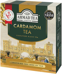 Ahmad Tea Черен Чай 100 Чанти 1бр с Аромат Кард...