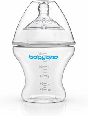 Babyono Πλαστικό Μπιμπερό Anti-Colic με Θηλή Σιλικόνης 180ml για 0+ μηνών