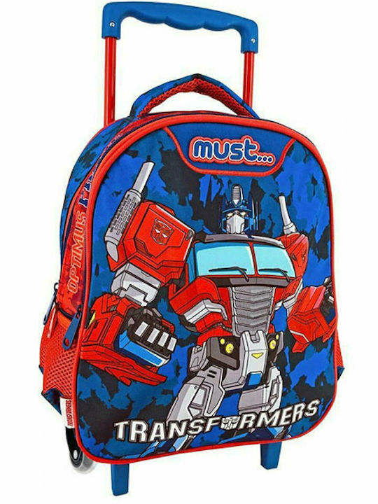 Must Transformers School Bag Trolley Kindergarten Multicolored