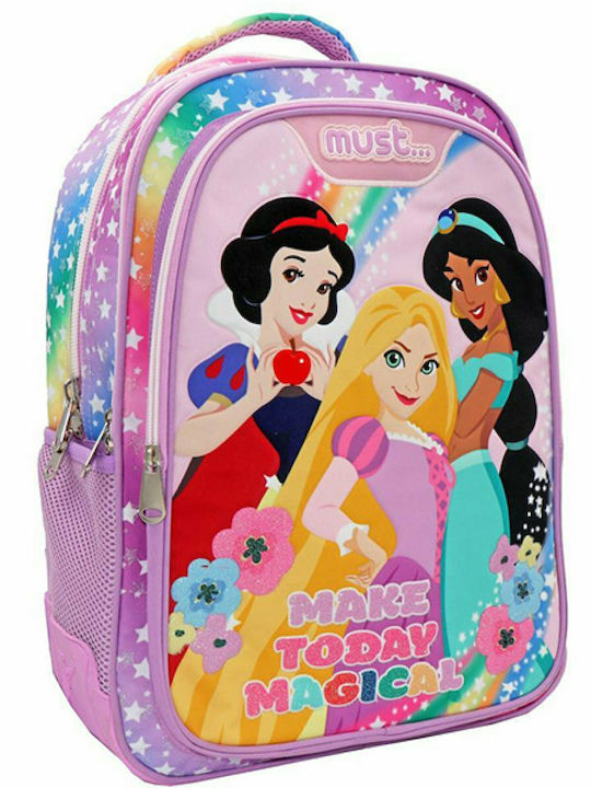 Must Princess Make Today Magical School Bag Backpack Elementary, Elementary Multicolored