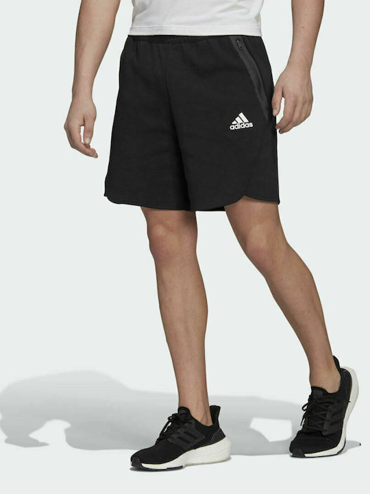 Adidas Designed Gameday Αθλητική Ανδρική Βερμούδα Μαύρη