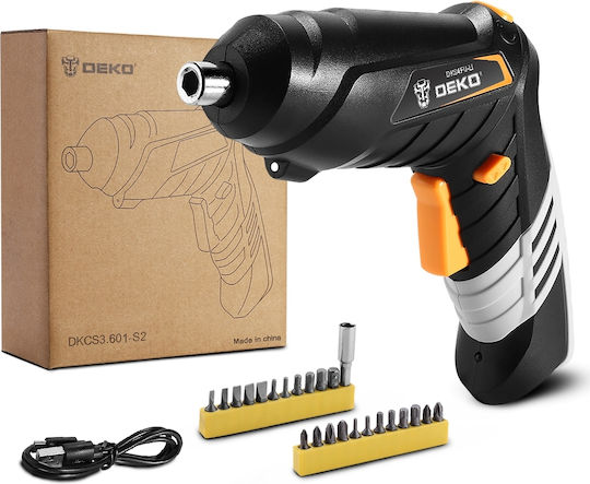 Deko DKCS3.6O1-S2 Battery Screwdriver 3.6V 1x0.4Ah
