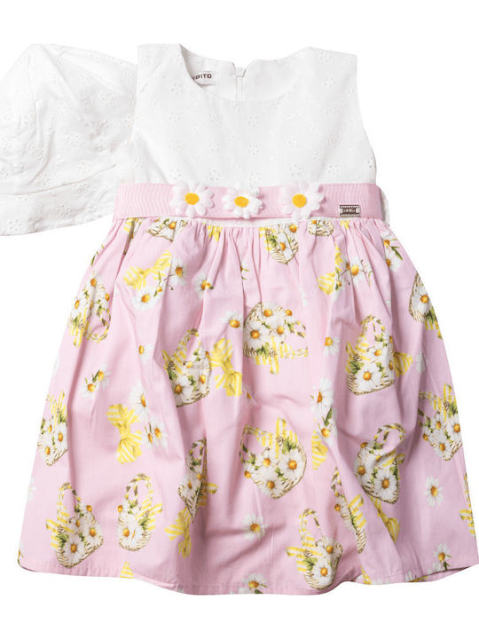 Evita Rochie pentru fete Pink, Yellow