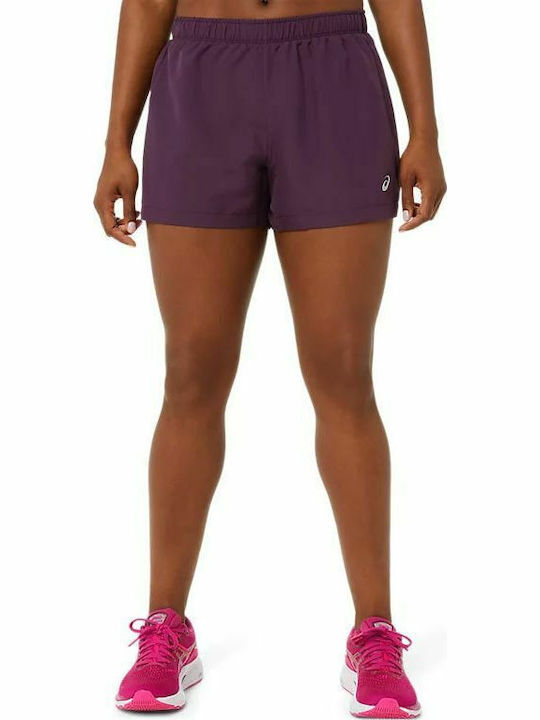 ASICS Icon Γυναικείο Αθλητικό Σορτς Μωβ