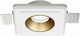 Gea Luce Hemera Square Plaster Recessed Spot with Socket GU10 Copper 12x12cm. 1pcs