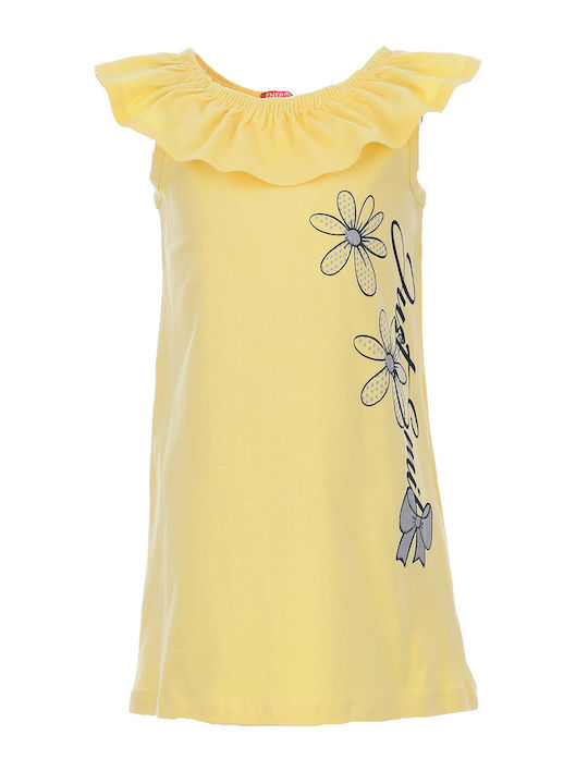 Energiers Kids Dress Sleeveless Yellow